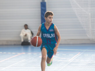 Un joueur du HBBC de l'équipe U13M1 lors du TQR