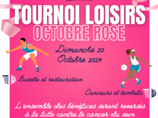 Flyer pour un tournoi afin de soutenir le cancer du sein